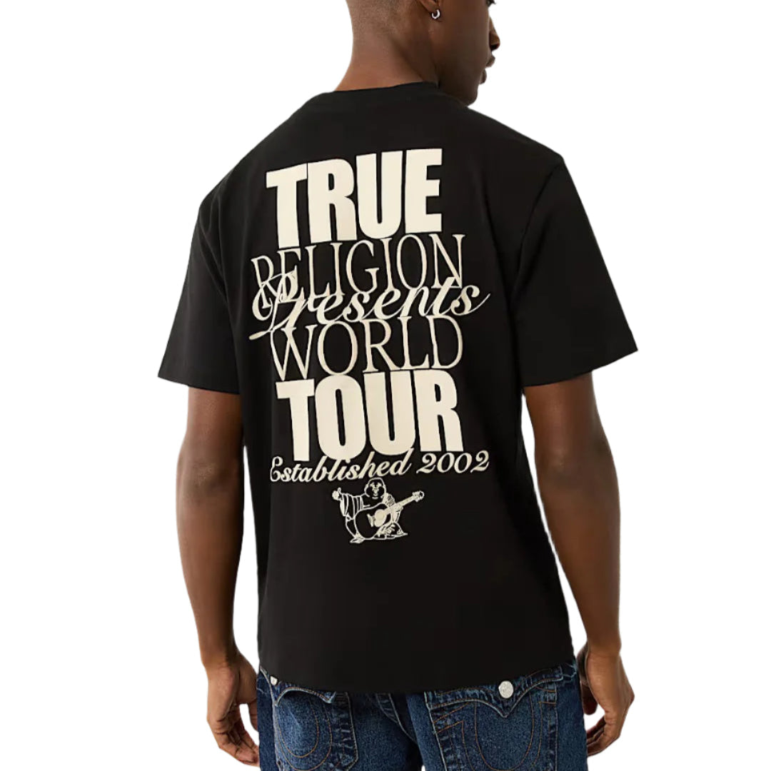 TRUE RELIGION Mixed Font World Tour Tee