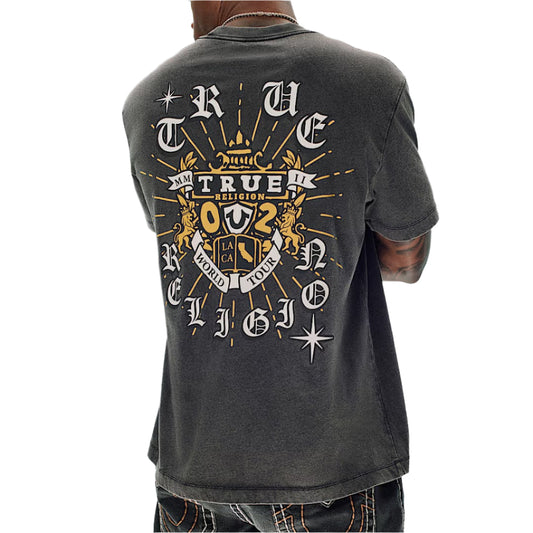 TRUE RELIGION Vintage Shining Crest Tee