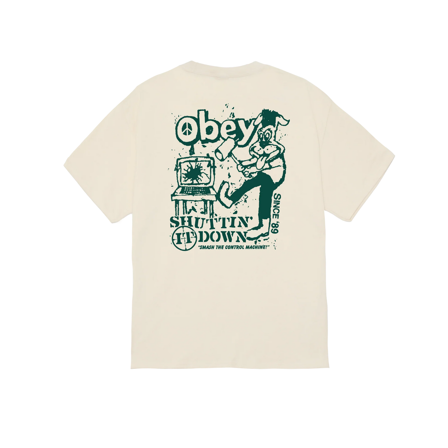 OBEY Smash The Control Machine Classic T-shirt
