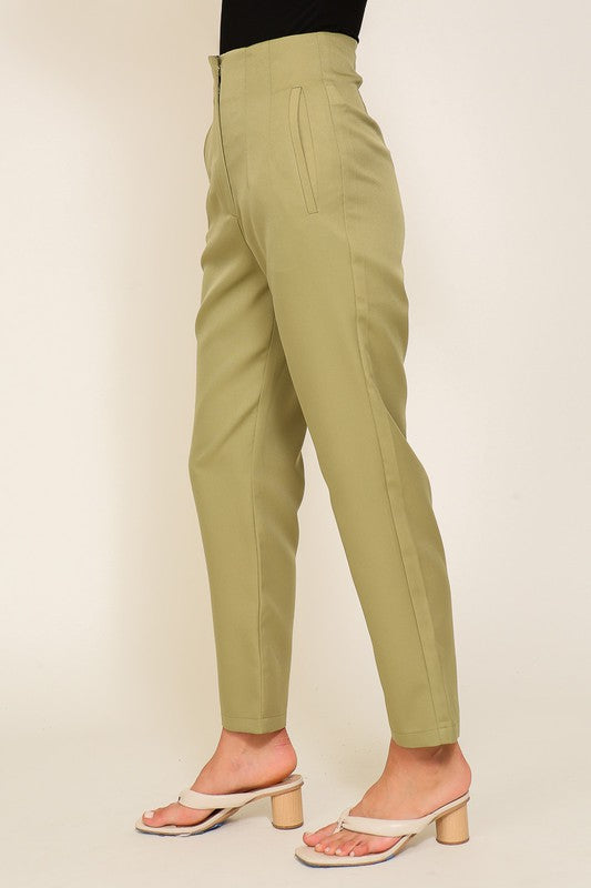 High Waisted Dressy Pants With Pockets