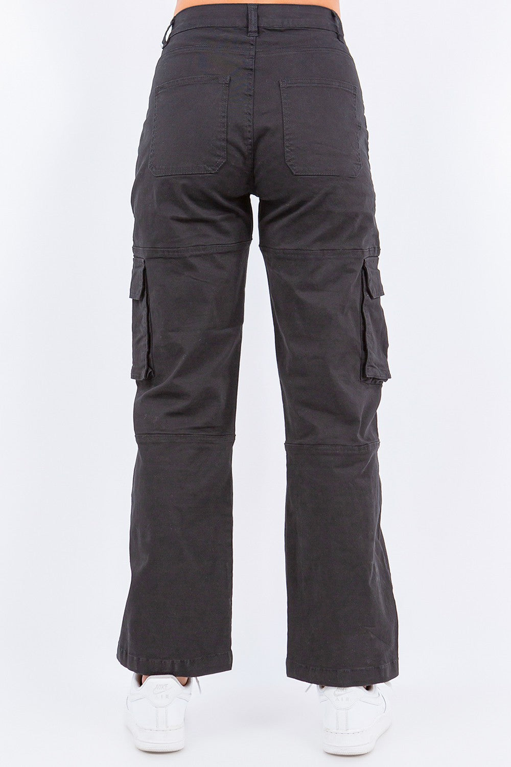 High Waist Cargo Pants with Pockets
