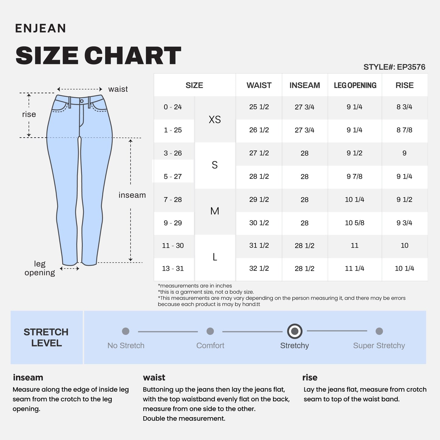 Mid Rise Destructed Skinny