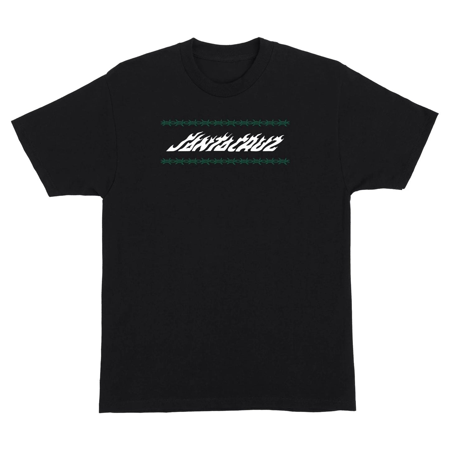 SANTA CRUZ Wired Flame Dot Crackle T-Shirt