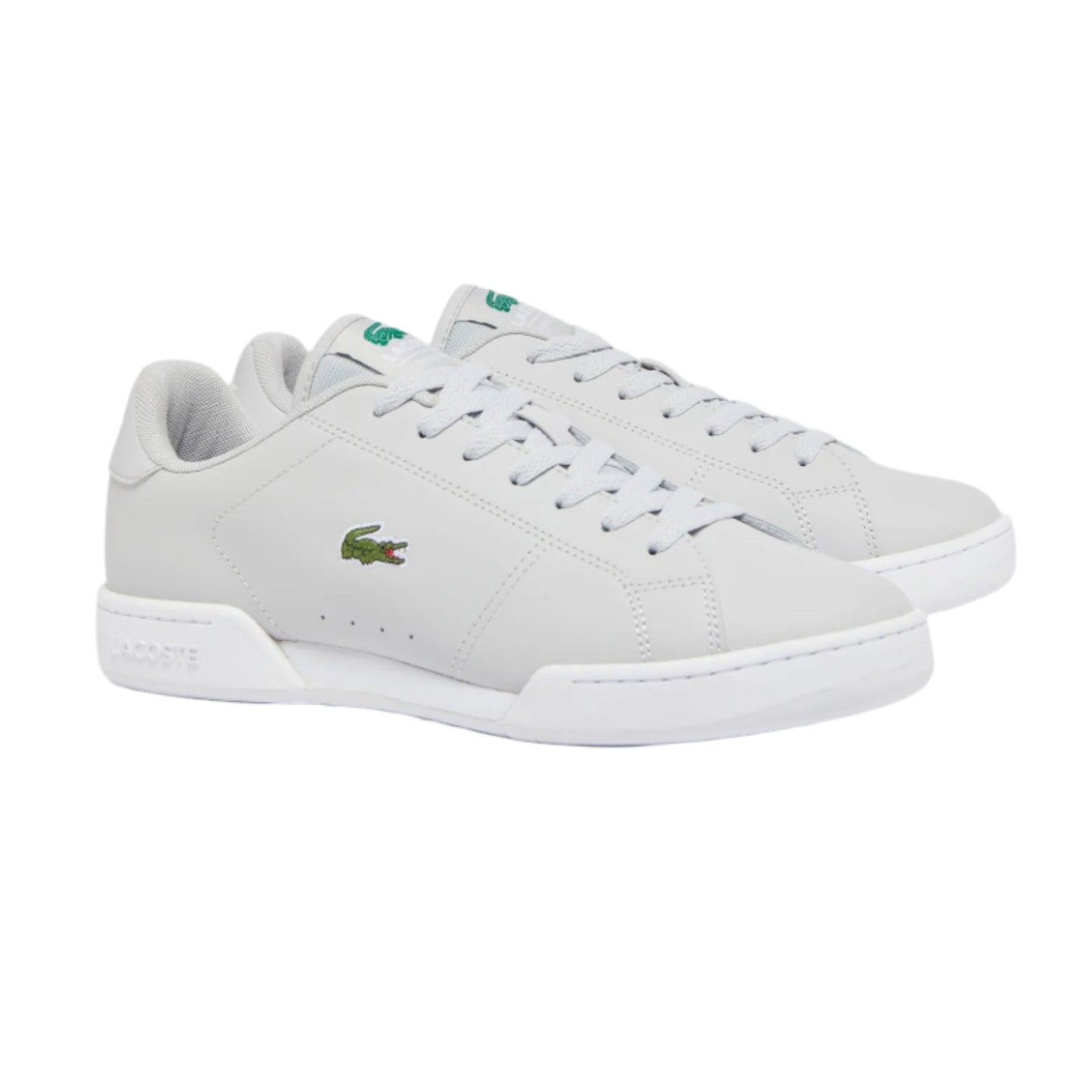 LACOSTE Men's Carnaby Cup Leather Sneakers - Grey