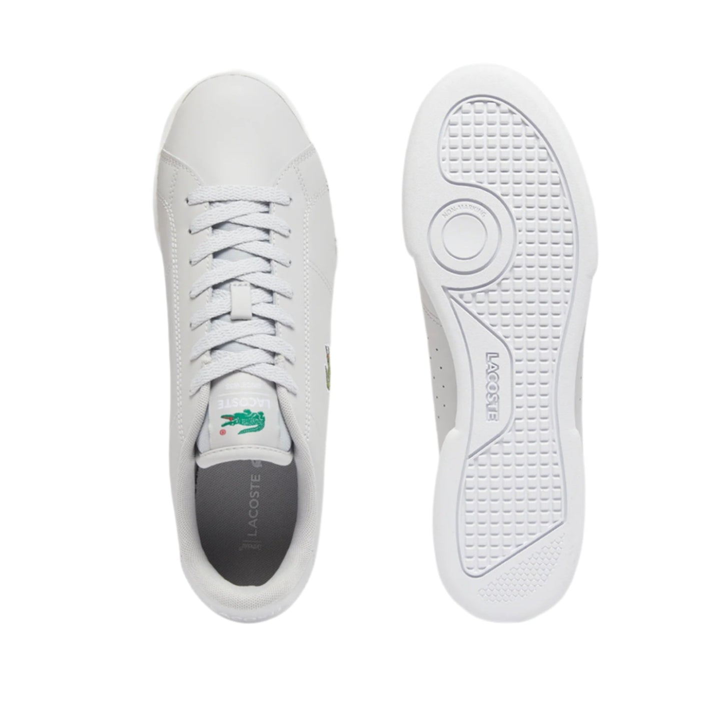 LACOSTE Men's Carnaby Cup Leather Sneakers - Grey