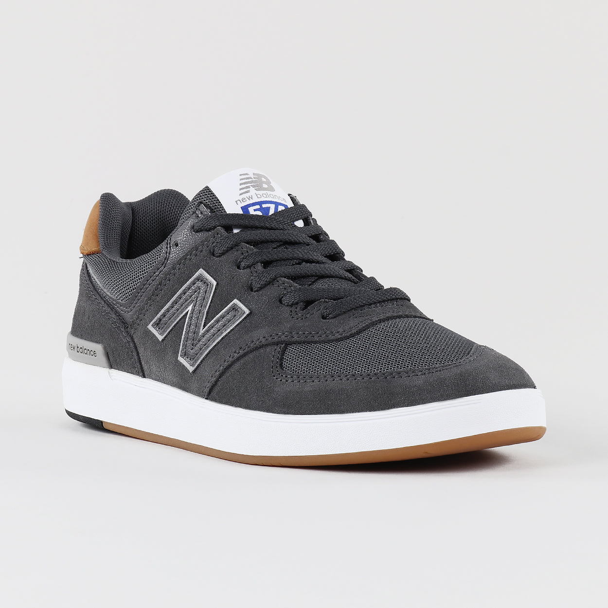 New Balance Numeric 574 Shoes - Charcoal
