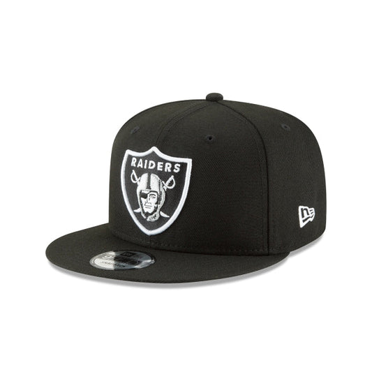 NEW ERA NFL Las Vegas Raiders Black and White 9FIFTY Snapback