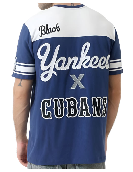 SD SPORT Black Yankees Crewneck S/S T-Shirt