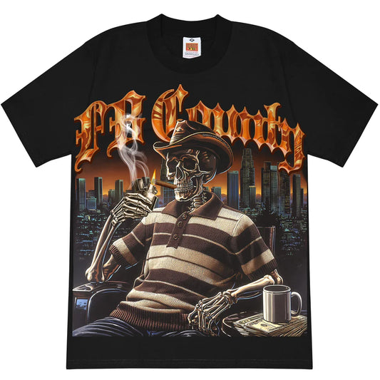 FB COUNTY Chilin Graphic Heavy Hard T-Shirts