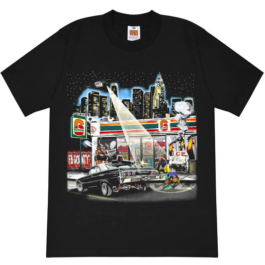 FB COUNTY Ghetto BLVD Graphic Heavy Hard T-Shirts