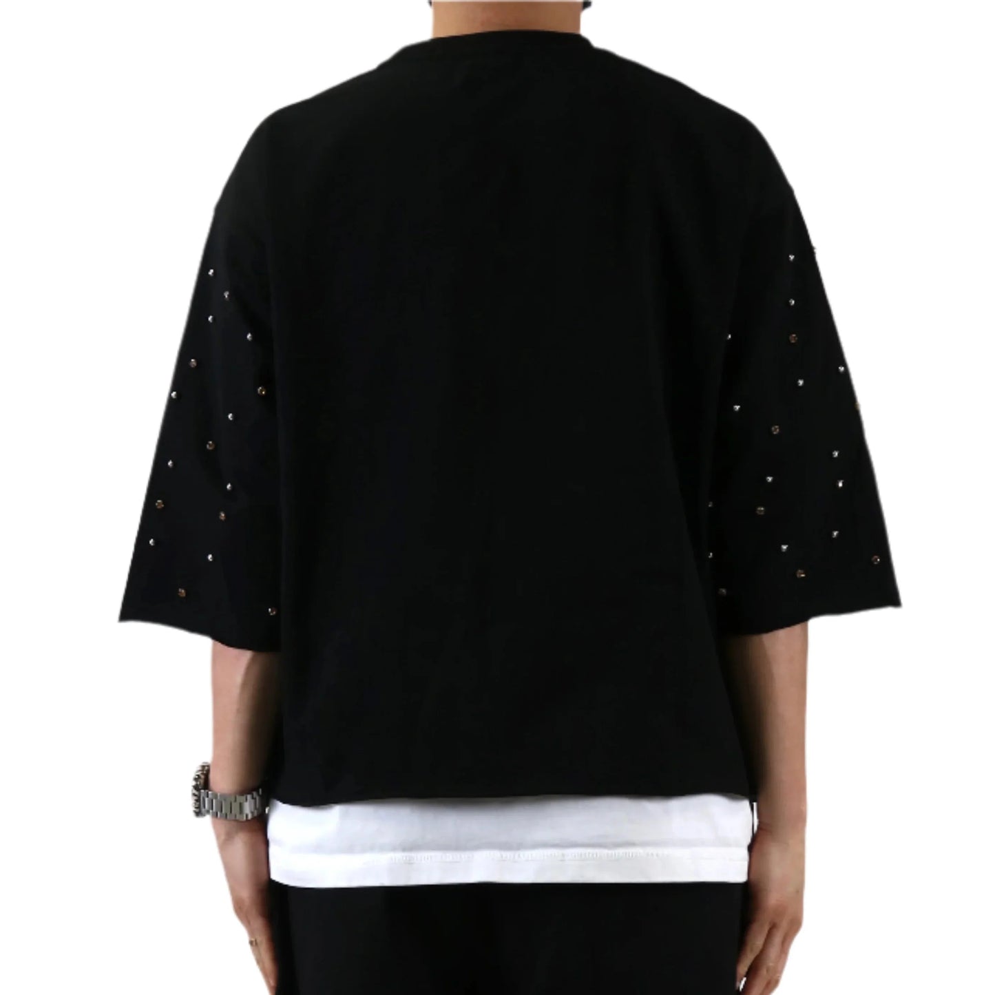 KLEEP SCHUMA S/N Jersey 3/4 Sleeve Crop Top Tee