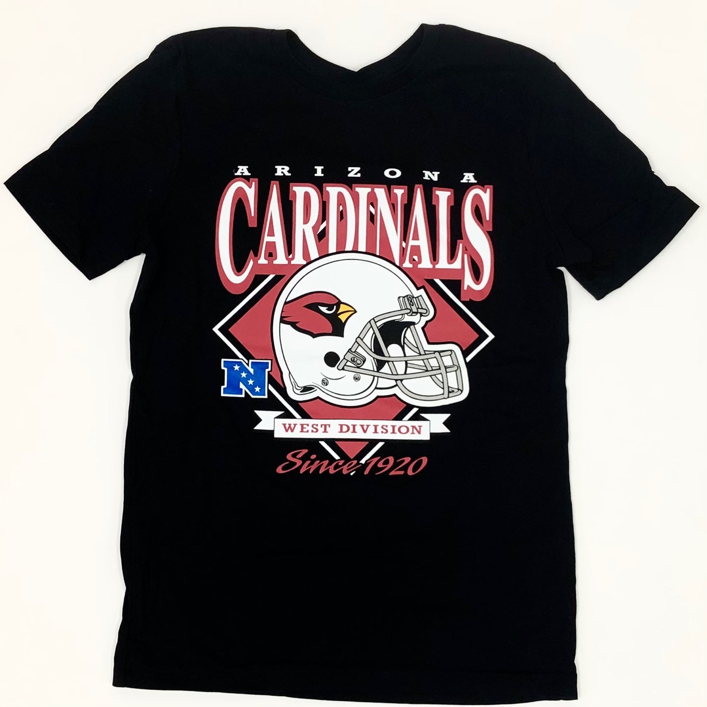  New Era Women's White/Cardinal Arizona Cardinals Third Down  Colorblock T-Shirt : Sports & Outdoors