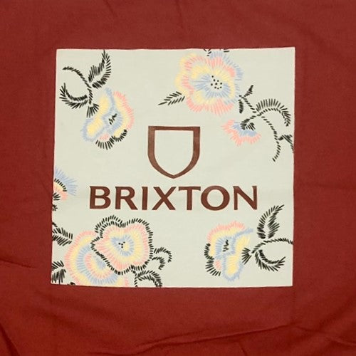 BRIXTON Alpha Square S/S Standard T-Shirt - Red