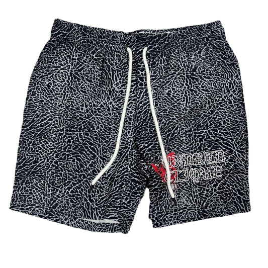 HIGHLY UNDRTD CLIQUE Graphic Short