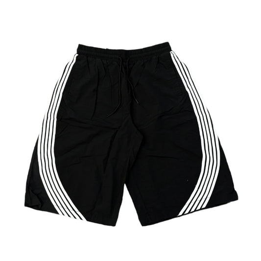 REBEL MINDS Baggy Loose Lightweight Stripe Shorts