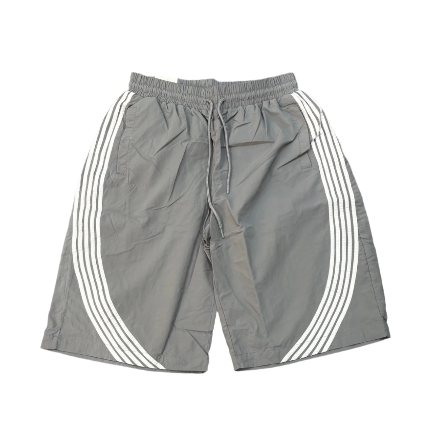 REBEL MINDS Baggy Loose Lightweight Stripe Shorts