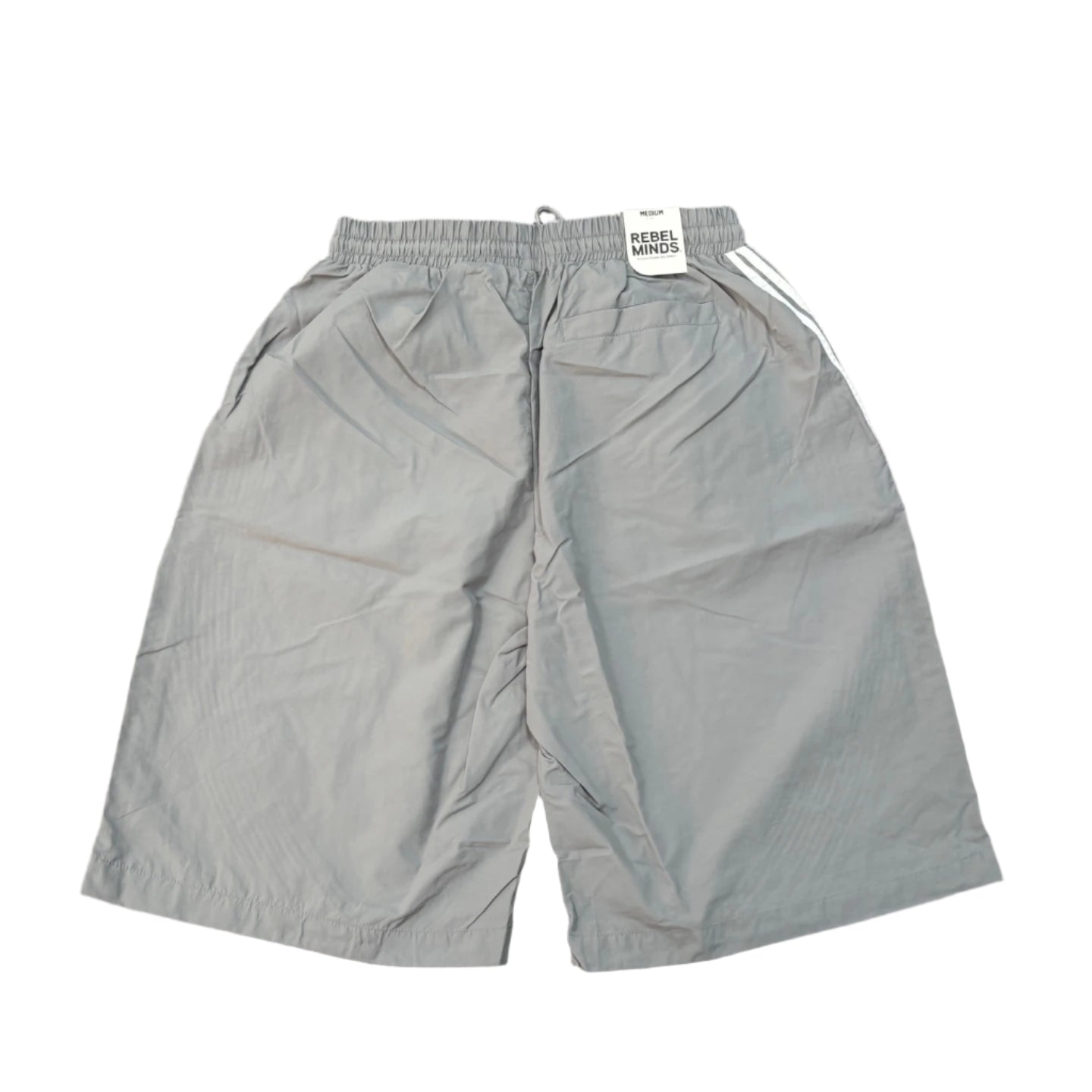 REBEL MINDS Baggy Loose Lightweight Stripe Shorts