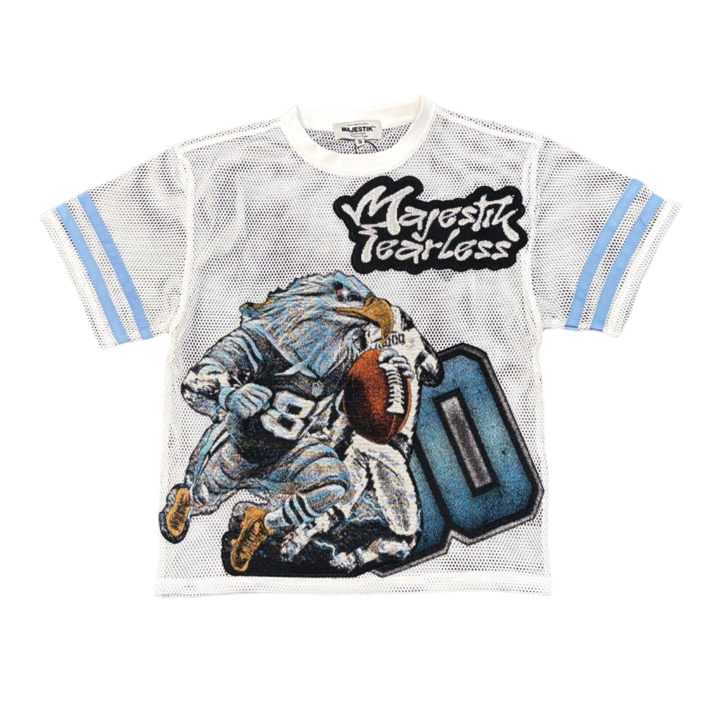 MAJESTIK Fearless Eagle Mesh Tee