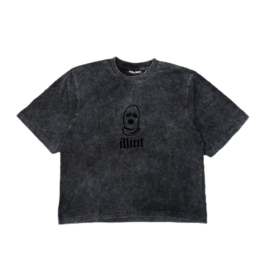 REBEL MINDS Interpretation Graphic Crop Tee