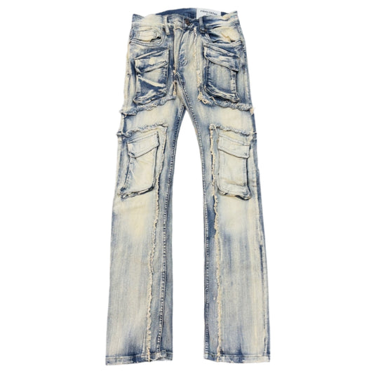 EVOLUTION Stacked Jeans - Ice Tint