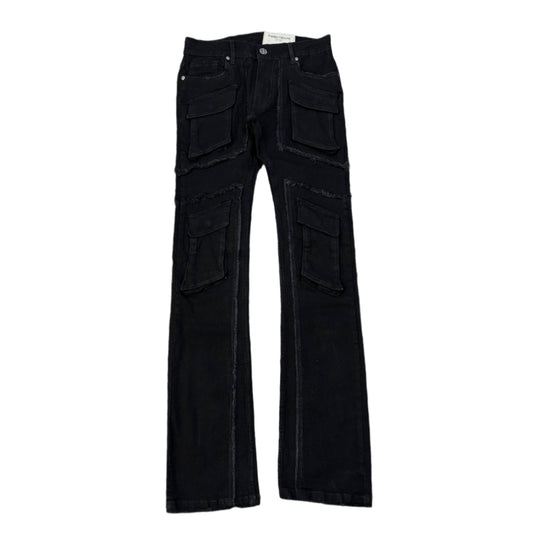 EVOLUTION Stacked Jeans - Jet Black