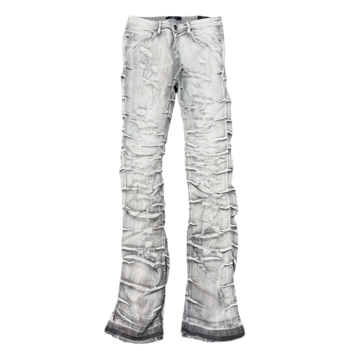KINDRED CLOTHING Washed Stack Jeans - Grey