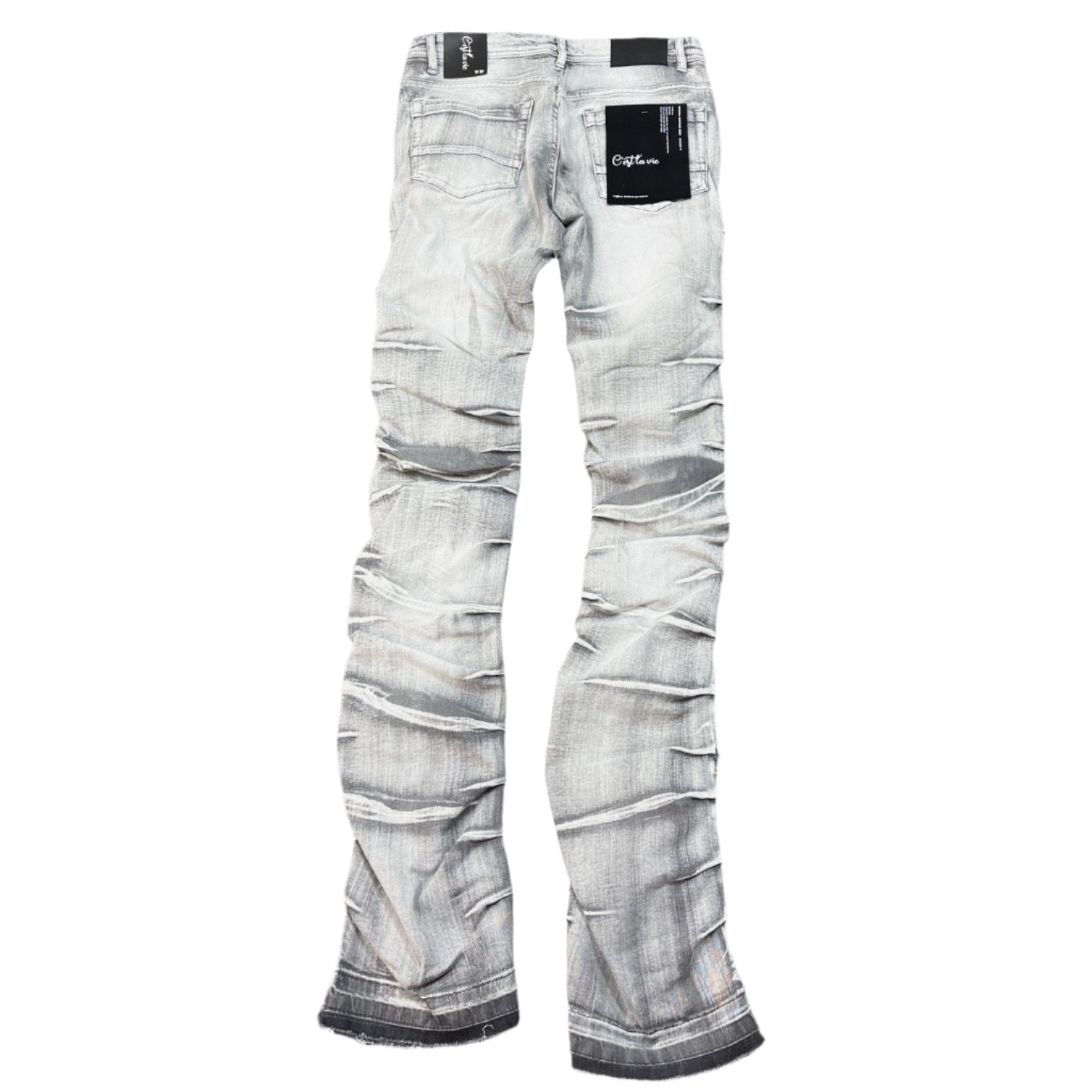 KINDRED CLOTHING Washed Stack Jeans - Grey