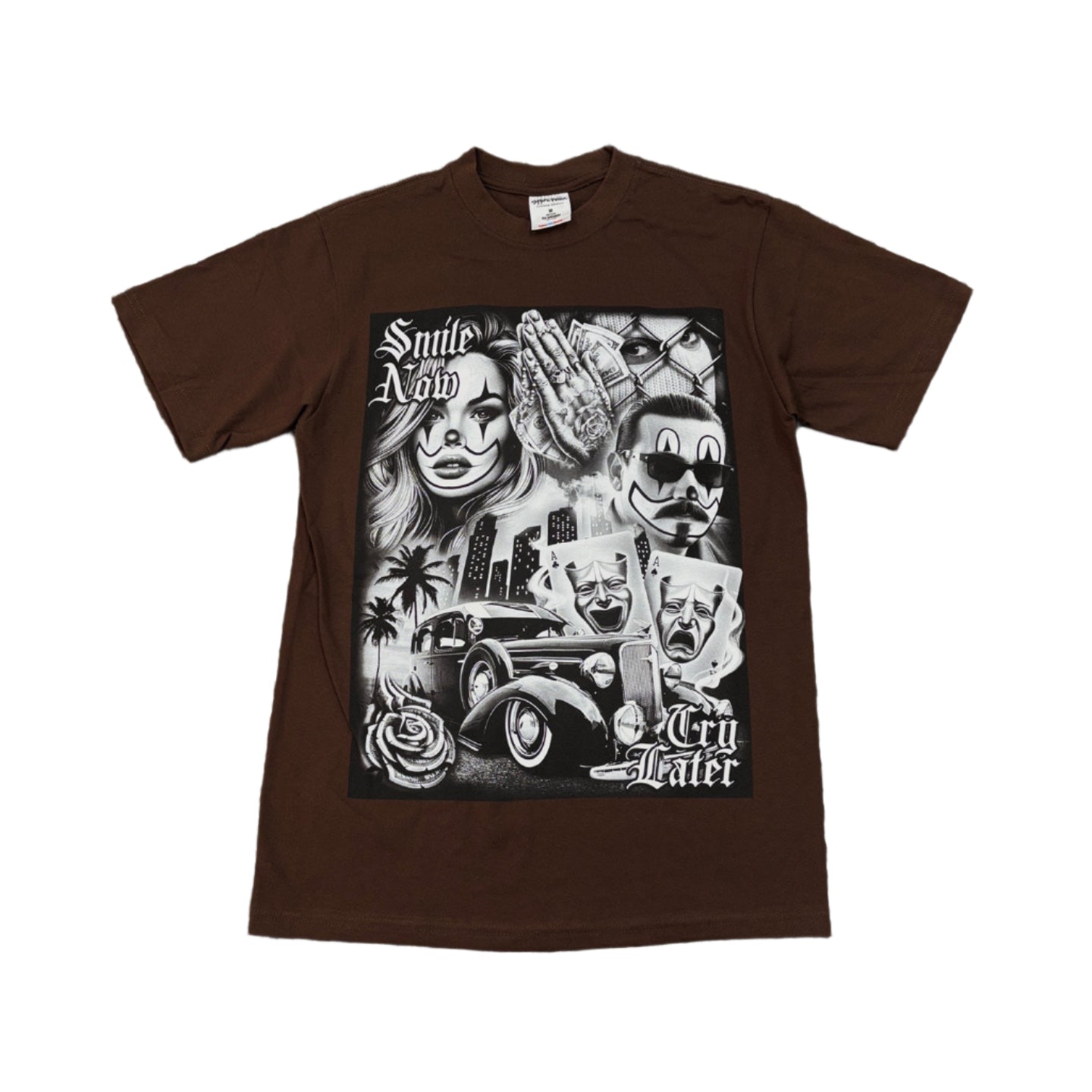 BILLIONAIRE Smile Now Cry Later Heavyweight Graphic T-shirt