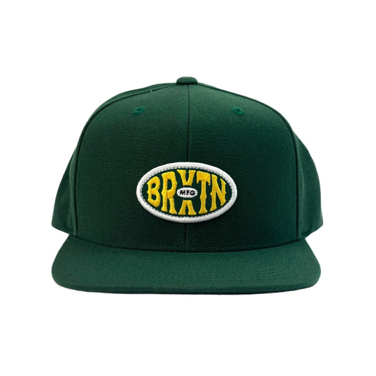 BRIXTON Largo MP Snapback Hat - Green