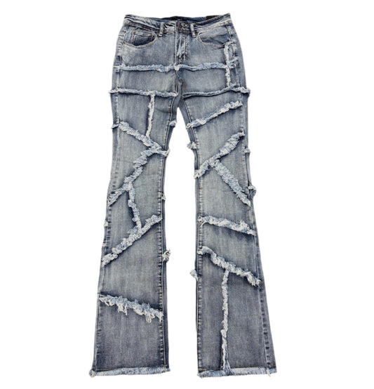 KINDRED Line Ripped Stacked Jean