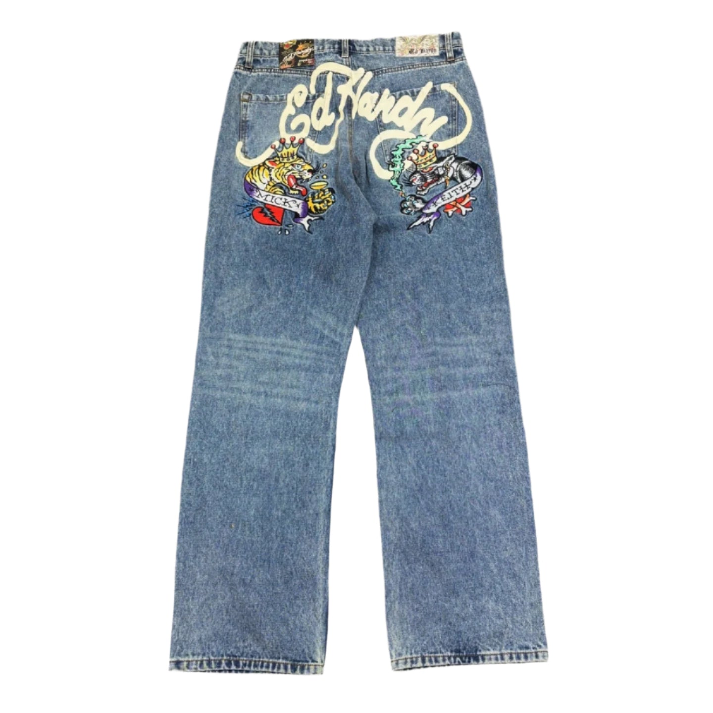 ED HARDY DG Skull Loose Fit Jeans