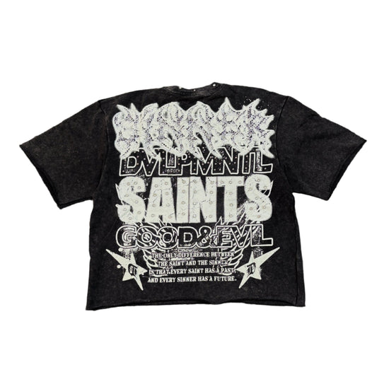 R3BEL Saints Graphic Crop Tee