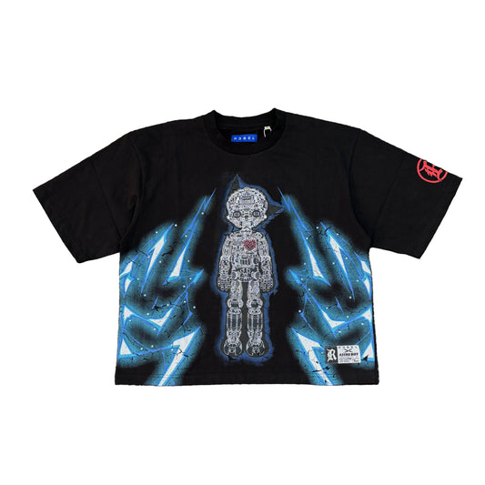 R3BEL x Astro Boy Horsepower Graphic Crop Tee