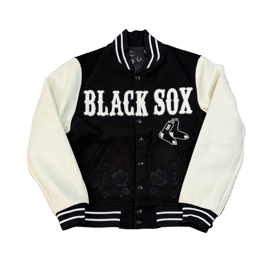SD SPORT Black Sox Varsity Jacket