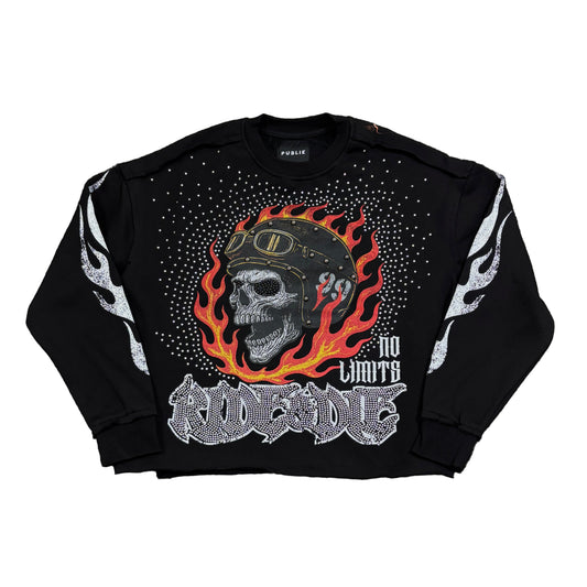 PUBLIK Ride & Die Graphic Crew Fleece