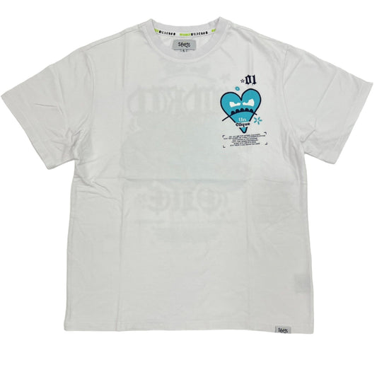 HIGHLY UNDRTD Graffiti Graphic T-Shirt - White