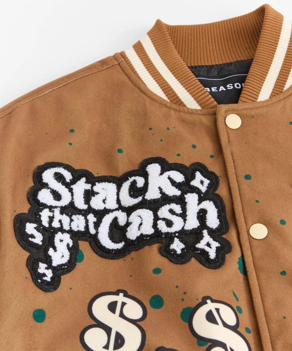 REASON Cash Varsity Jacket