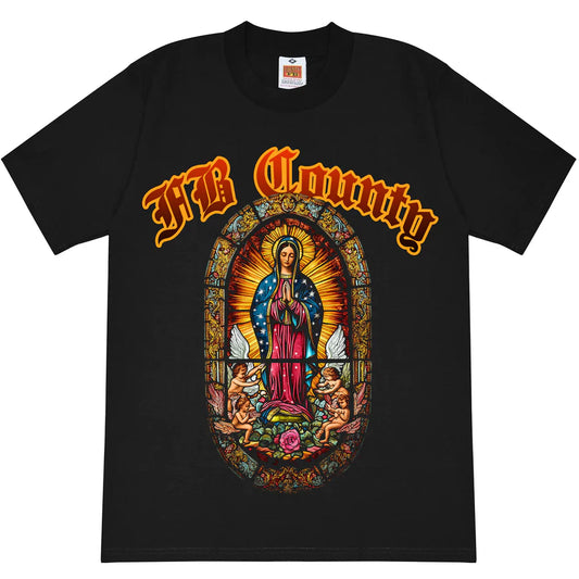 FB COUNTY Stain Glass Graphic Heavy Hard T-Shirts