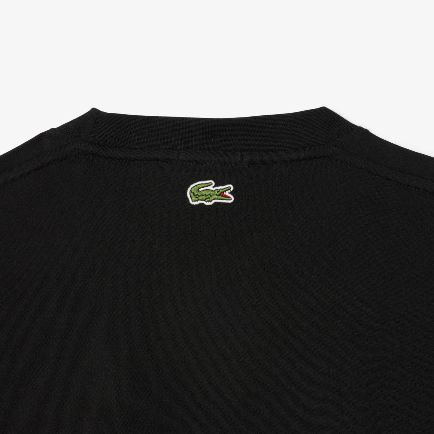 LACOSTE Unisex Signature Print Cotton T-Shirt