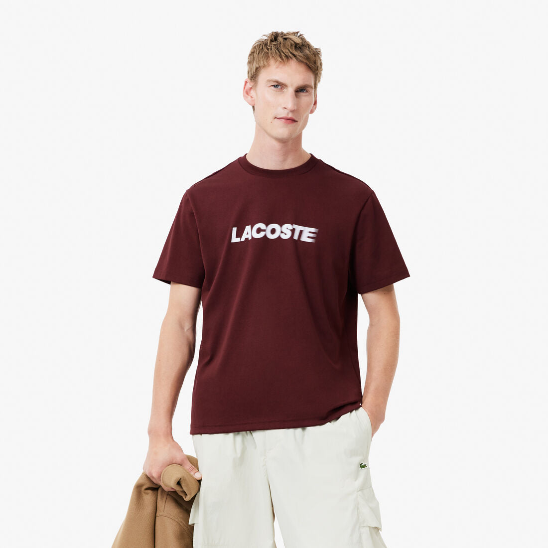 LACOSTE Classic Fit Heavy Cotton Logo T-shirt