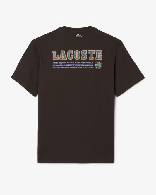 LACOSTE Men's Multi Print Jersey T-Shirt