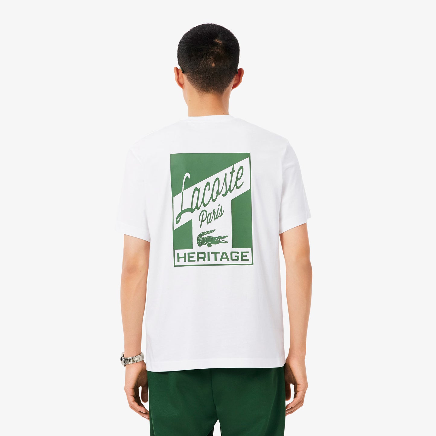 LACOSTE Men's Multi Print Jersey T-Shirt