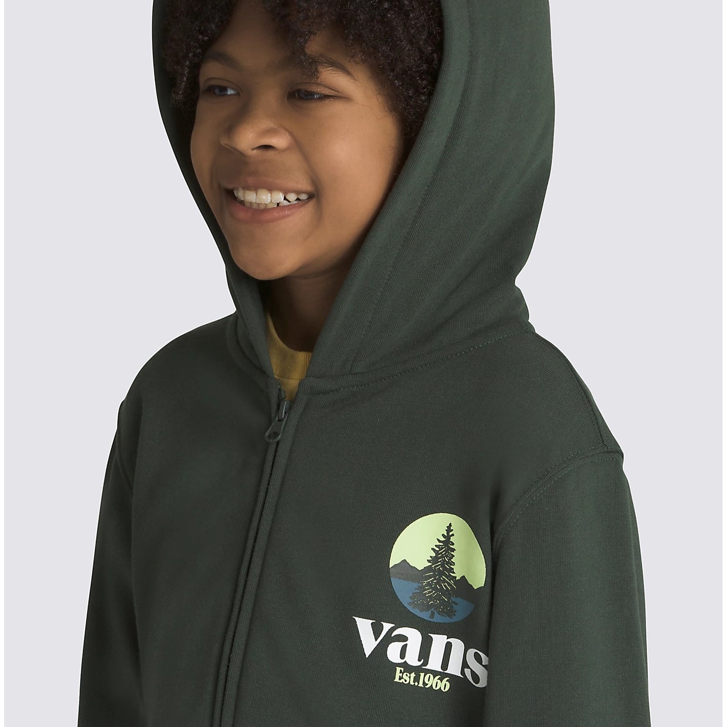 VANS Kids Checkerboard Mountain Full Zip Jacket