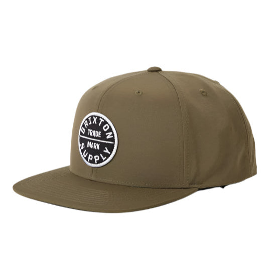 BRIXTON Oath III Snapback Hat - Olive