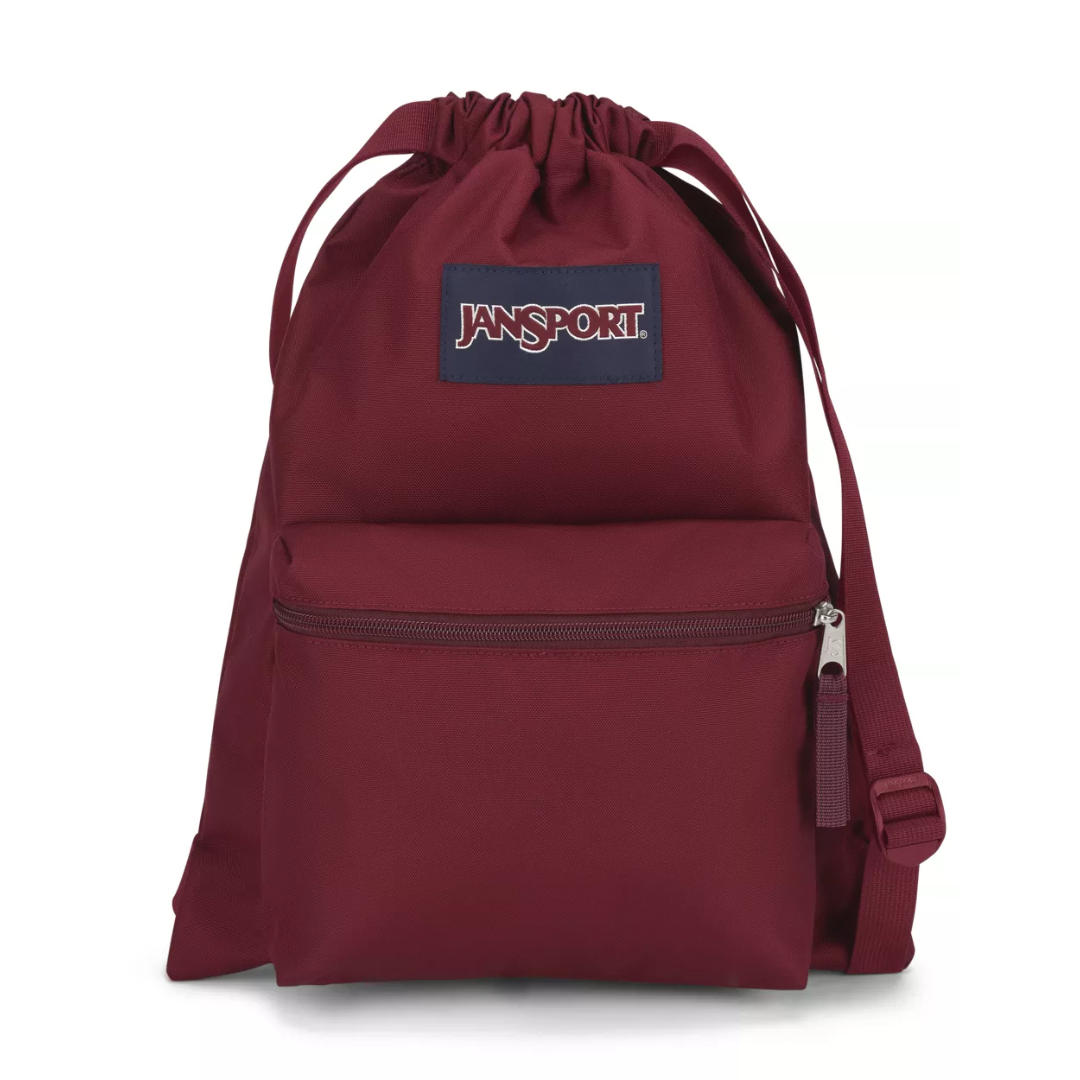 Jansport DRAWSACK Small Backpack Russet Red Red