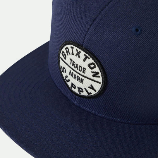 BRIXTON Oath III Snapback Hat - Navy