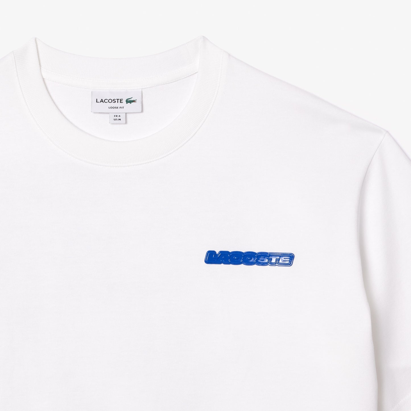 LACOSTE Loose Fit Floral Print T-shirt