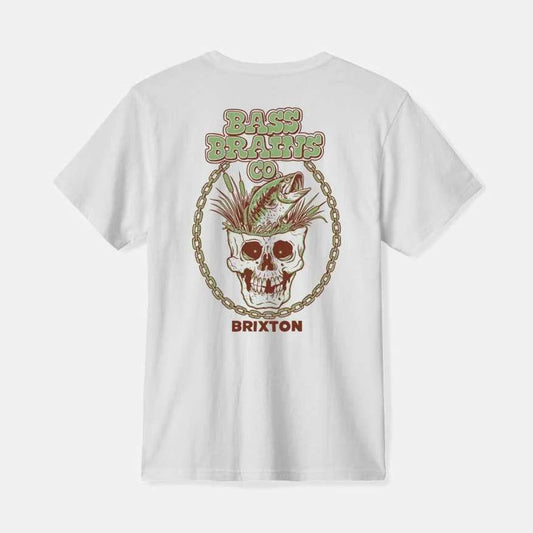 BRIXTON Bass Brains Skull S/S Standard Graphic T-shirt