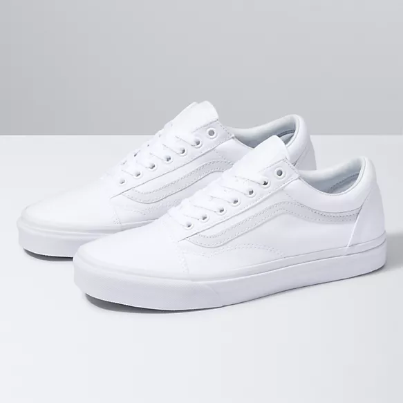 Vans Classic Old Skool Shoes True White K MOMO