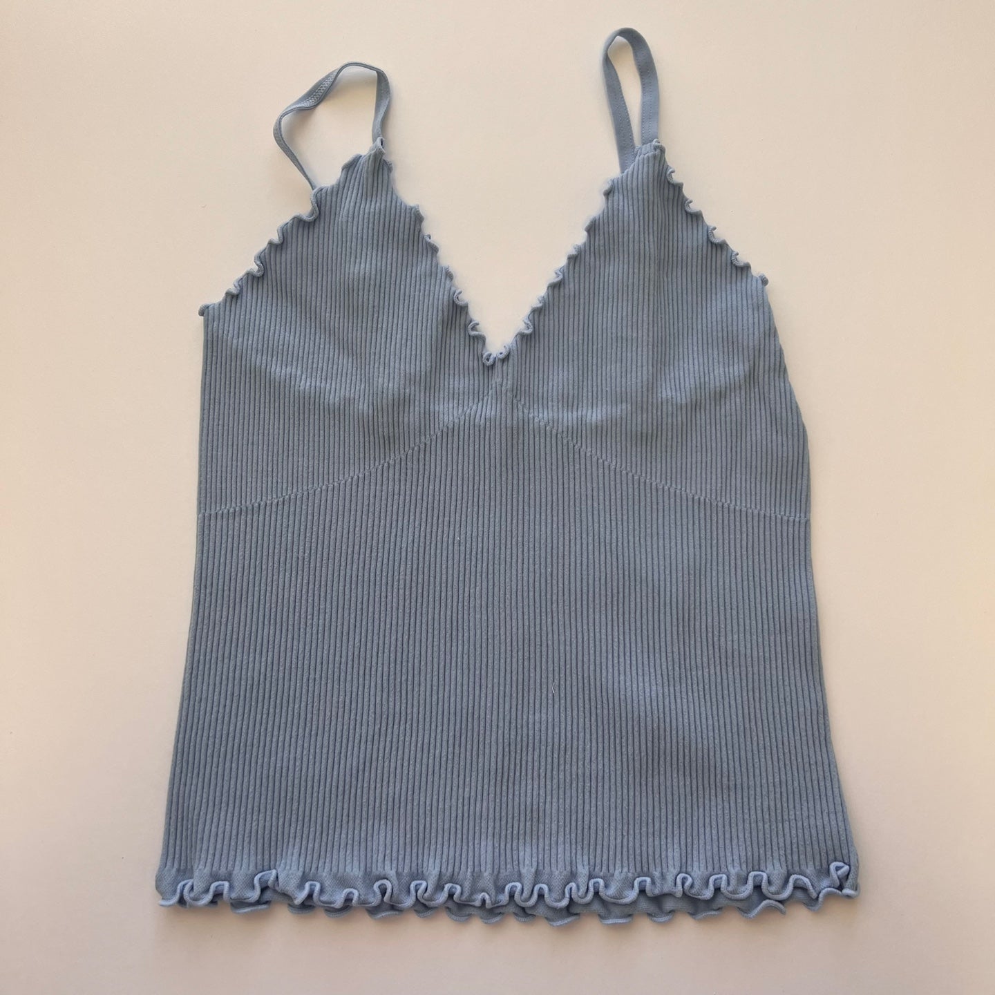 Women's Ribbed Spaghetti Straps Tank Top